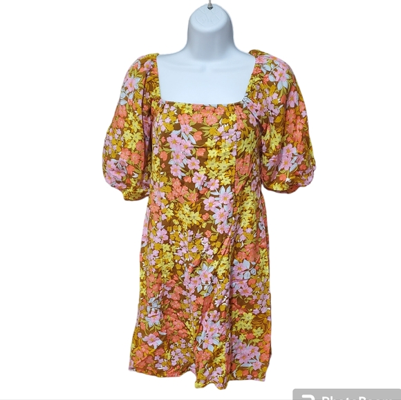 Billabong Paradise Mini Dress Size M - Picture 4 of 7